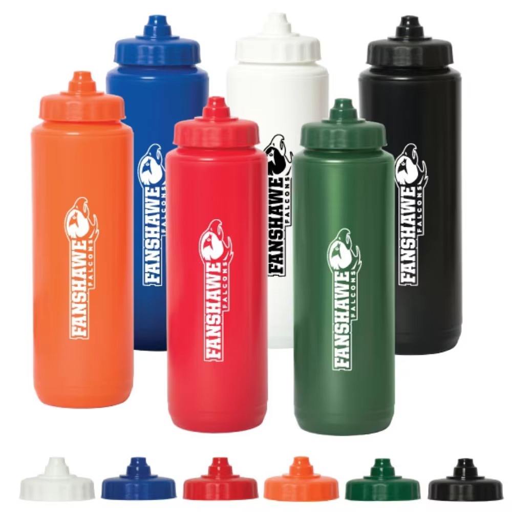 Large Sports Water Bottle Push-Pull Cap